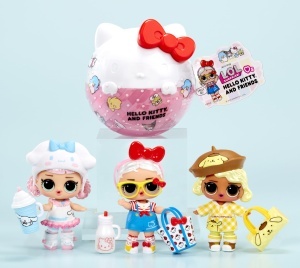 Papusa L.O.L. Surprise Hello Kitty - 7 surprize, 8 modele de colectie, roz - Img 2