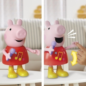 Papusa Peppa Pig care vorbeste si canta, 20 cm, cu 4 melodii, pentru copii de la 3 ani - Img 3