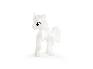 Papusa Simba Evi Love Fantasy Princess 12 cm cu rochie albastru-lila si unicorn stralucitor - Img 4