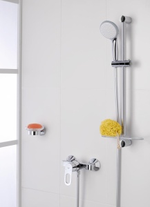 Para de dus Grohe Vitalio Go 100 1 tip jet crom sistem anti-calcar - Img 2