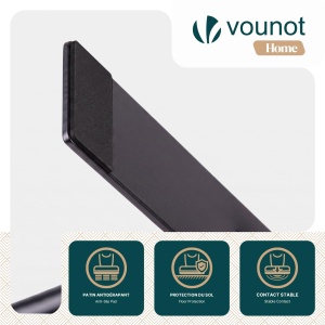 Paravent VOUNOT 4 Panouri Freestanding 228 x 164 cm Anthrazit - Img 4