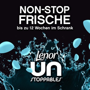 Parfum pentru rufe Lenor Unstoppables, 495g, Fresh, Non-Stop Frische - Img 2