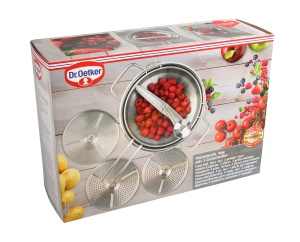 Pasier cu maner Dr. Oetker 3242, inox, 3 site, 32 x 19 x 8 cm - Img 5