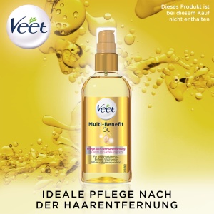 Pasta de zahar Veet cu vanilie, 250 ml, pentru fata si corp, cu spatula si benzi reutilizabile - Img 6