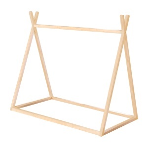 Pat copii roba Tipibett 70x140 cm design tip cort lemn de bambus FSC stil Montessori - Img 7