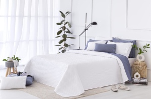 Patura decorativa Todocama cu motiv Pique, 100 microfibra