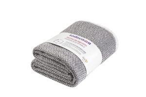 Patura din bumbac Todocama PRCMAMSGROS180X240, 180x240 cm, gri inchis - Img 2