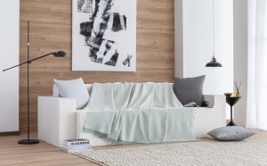 Patura multifunctionala Todocama din bumbac reciclat, moale si usoara - Img 3