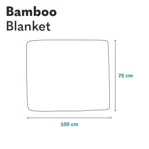 Patura pentru bebelusi Lionelo Bamboo, 100x75cm, 100 bumbac, antibacteriana - Img 7