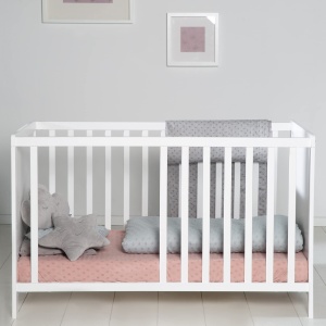 Patut 2 in 1 Roba Babybett 60 x 120 cm - Beistellbett inaltabil, Alb - Img 7