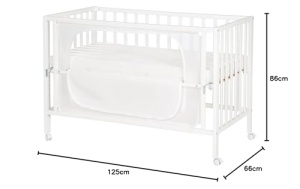 Patut multifunctional Roba Room Bed Sternenzauber 60x120 cm cu saltea si sac de dormit - Img 15