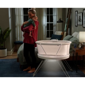 Patut pentru bebelusi Fisher-Price GXL76 Premium cu Smart Connect lumina de veghe si functii inteligente - Img 4