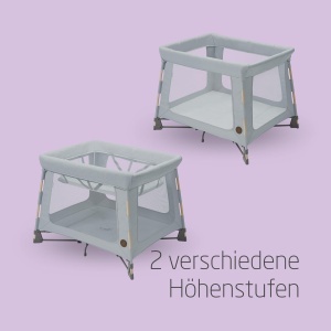 Patut pliabil Maxi-Cosi Swift 3-in-1 Beyond Grey ultralight cu saltea Eco Care - Img 4