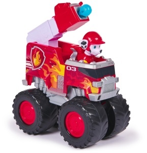PAW Patrol Rescue Wheels Monstertruck Marshall Jucarie cu Proiectile si Figurina pentru Copii 3 - Img 6