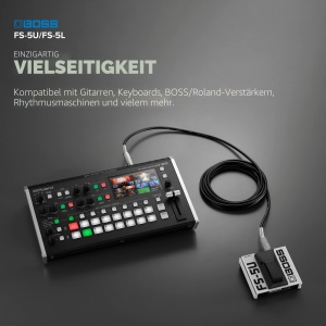 Pedala de efecte BOSS FS-5L, neagra, cu comutare ONOFF, pentru instrumente muzicale - Img 4