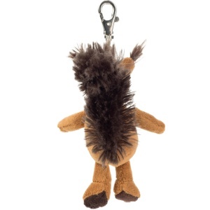 Peluche cu carabinier Luzy Schaffer 0250 12 cm, bej si alb - Img 4