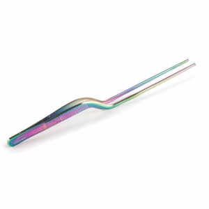 Penseta de bucatarie Lacor 62873, inox 1810, 21 cm, cu grip rutschfester