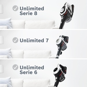 Perie Bosch BHZUHFN cu LED pentru aspiratoare Unlimited 678 ideala pentru parchet si gresie negru - Img 4