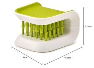 Perie curatare lame si tacamuri Joseph Joseph BladeBrush Verde design sigur si eficient - Img 5