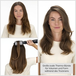 Perie de coafat BaByliss Style Smooth 1000 AS128E 3 in 1 1000W uscare indreptare si volum - Img 5