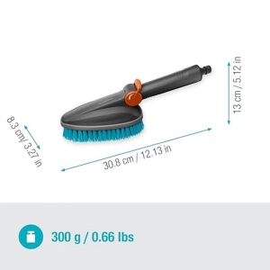 Perie de curatare Gardena Cleansystem M hard cu racord pentru furtun, utilizare usoara - Img 4