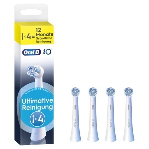 Perie de dinti electrica Oral-B iO, 4 capete, alb, curatare superioara