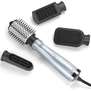 Perie de par BaByliss Hydro-Fusion 4-in-1, 1000W, Albastra, Anti-Frizz