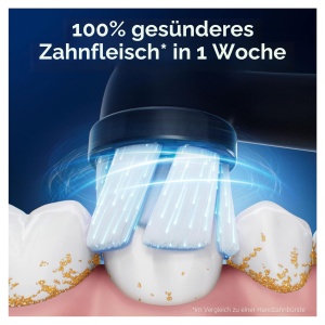 Perie de schimb Oral-B iO Gentle Care, negru, moale, 4 bucati - Img 2