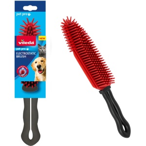 Perie Electostatica Vileda Pet Pro, pentru Eliminarea Parului de Animal, Design Ergonomic, Material Durabil