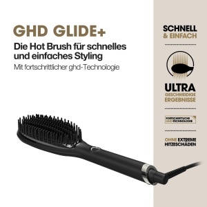 Perie electrica de indreptat parul ghd glide cu ionizator, 185C, anti-frizz - Img 3