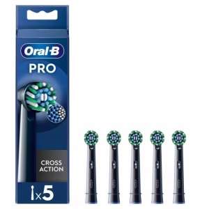 Perie electrica Oral-B Cross Action, 5 capete de schimb, unghi de 16, negru - Img 3