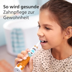 Perie electrica pentru copii Philips Sonicare HX360301 - Design Pet, cu timer si etui de calatorie - Img 5