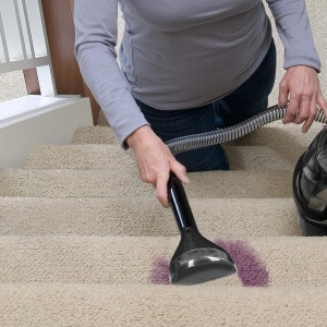 Perie pentru curatarea petelor Bissell 2365, extra mare, 15 cm, neagra - Img 3