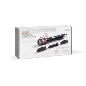 Perie rotativa BaByliss Dry, Straighten and Style, 1000W, Negru - Img 9