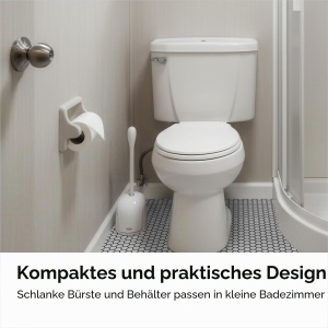 Perie WC OXO Good Grips cu suport, deschidere automata, borste rezistente - Img 7