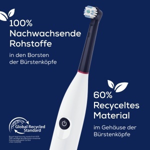 Perii de schimb Beurer TB Sensitive Eco, 4 bucati, compatibile cu Oral-B, perii din materiale regenerabile, durete moale - Img 4