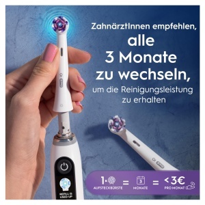 Perii de schimb Oral-B iO Stralucire Alba, 2 bucati, pentru curatare eficienta - Img 5