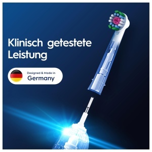 Perii de schimb Oral-B Pro 3DWhite, 16 bucati, alb, cu cupa de polish - Img 4