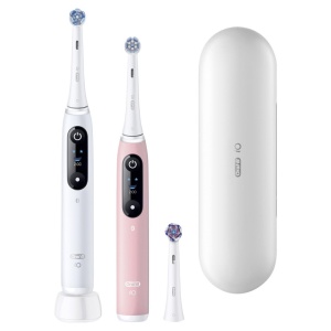Periuta de dinti electrica Oral-B iO 6 Duo, 5 moduri, gri si roz - Img 2