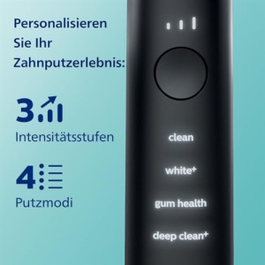 Periuta de dinti electrica Philips Sonicare DiamondClean 9000, pachet dublu, periuta de dinti cu tehnologie sonica inclusiv aplicatie, senzor de presiune, 4 moduri de periaj, 3 niveluri de intensitate, auriu negru si roz, model HX9914/61 - Img 7