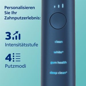 Periuta de dinti electrica Philips Sonicare DiamondClean seria 9000 - periuta de dinti sonica, dinti mai curati si ingrijire orala cu 4 capete de perie C3 Premium Plaque Defense, acvamarin (model HX9911/89) - Img 5