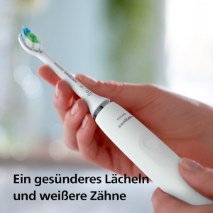 Periuta electrica Philips Sonicare 4100 HX368333, alba, cu cap de periuta W2 Optimal White - Img 2