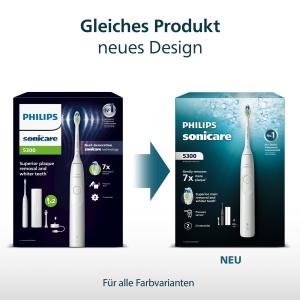 Periuta electrica Philips Sonicare 5300, neagra, 2 intensitati, tehnologie sonica - Img 6