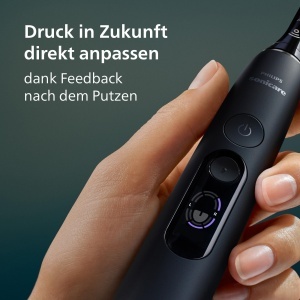 Periuta electrica Philips Sonicare DiamondClean 8500, neagra, 18 setari, control presiune - Img 7