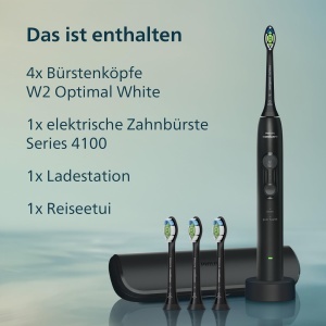 Periuta electrica Philips Sonicare Series 4100, 31.000 miscarimin, neagra - Img 9