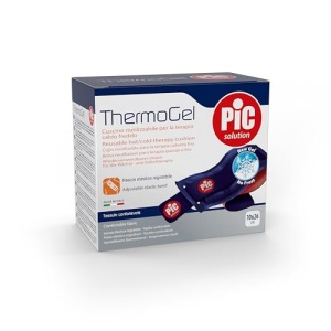 Perna cu gel reutilizabila Pic Thermogel, 10x26 cm, pentru terapie cald-rece, cu banda elastica - Img 2