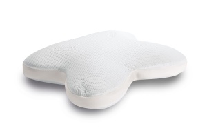 Perna de dormit TEMPUR Ombracio, perna ergonomica de dormit pe burta in forma de fluture, Lie-Feeling Medium Firm, 60 x 50 x 10 cm, alb