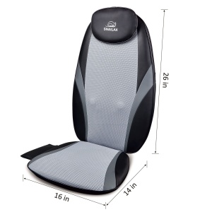 Perna de masaj Snailax cu noduri de gel, Shiatsu, cu caldura, pentru spate si gat - Img 6