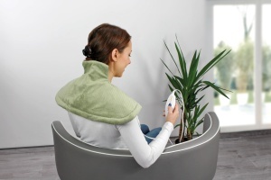 Perna electrica Hydas pentru gat si umeri 100W verde cu protectie la supraincalzire - Img 4