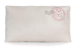 Perna pufoasa NICI Love Panda 43x25cm - alba, cadou ideal pentru copii si adulti - Img 3